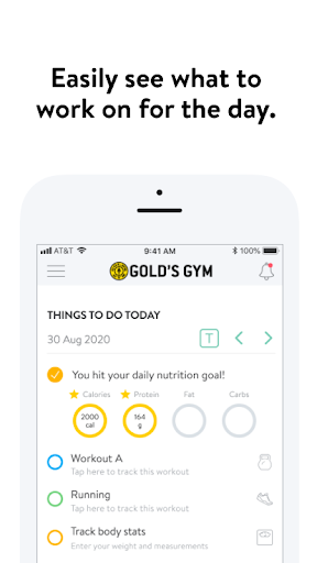 Android application Golds Gym Idaho screenshort