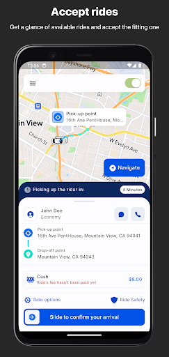 Ridy Driver Flutter Screen 2
