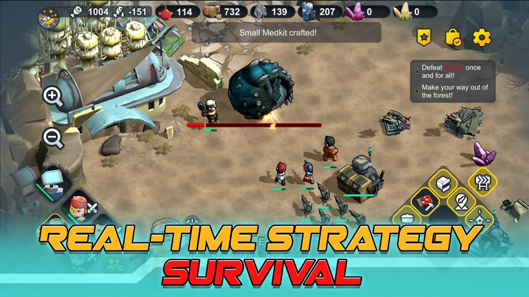 Strange World - RTS Survival 1.0.22 APK + Mod (Unlimited money / Free purchase / Mod Menu / Unlimited) for Android