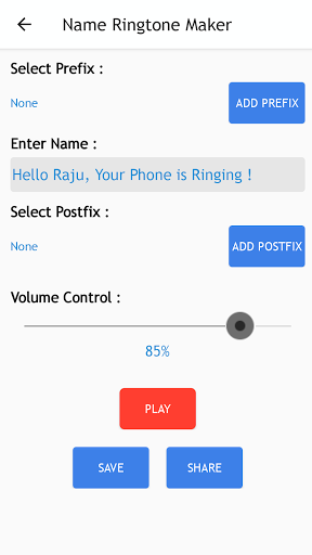 Name Ringtone Maker Screen 3