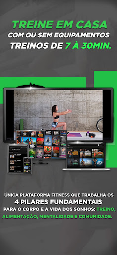 Android application RQX SYSTEM - Treinos em casa, screenshort