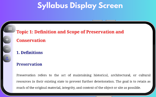 Heritage Preservation Studies