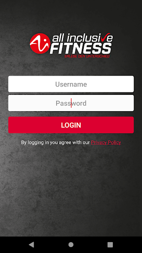 Android application Ai Fitness Kiosk screenshort