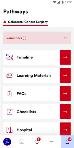 Android application Care4Today® 2.0 screenshort