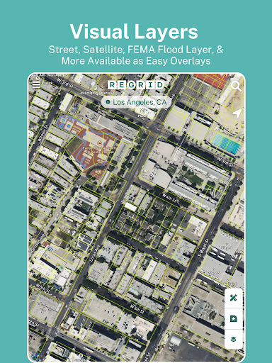 Screenshot of The Regrid Property App