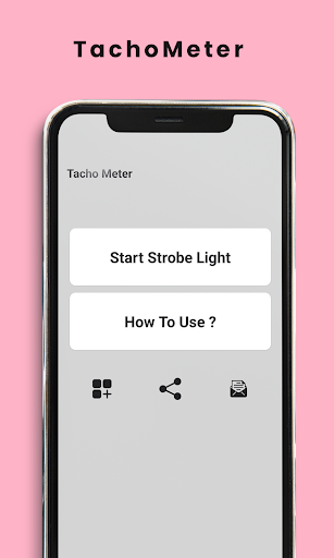 Android application TachoMeter screenshort