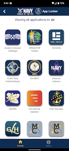 Navy App Locker Screen 2