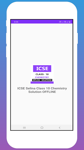 Android application ICSE Selina Class 10 Chemistry screenshort