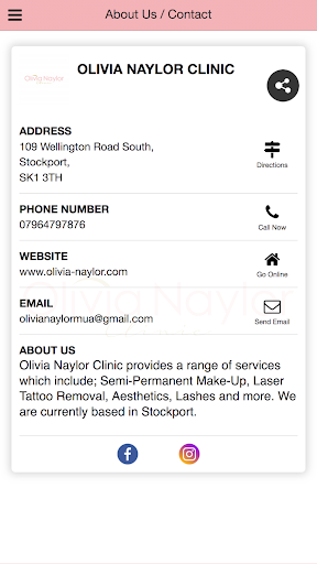 Olivia Naylor Clinic Screen 3