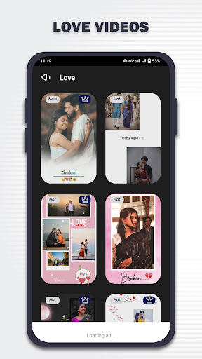 POP.LY Video Status Maker Screen 2