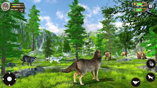 Wolf Survival Simulator 3D RPG 3