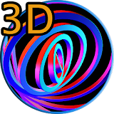 3D Hypnotic Spiral Rings PRO icon