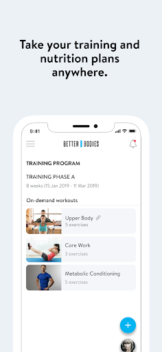 Better Bodies Coach Screen 3