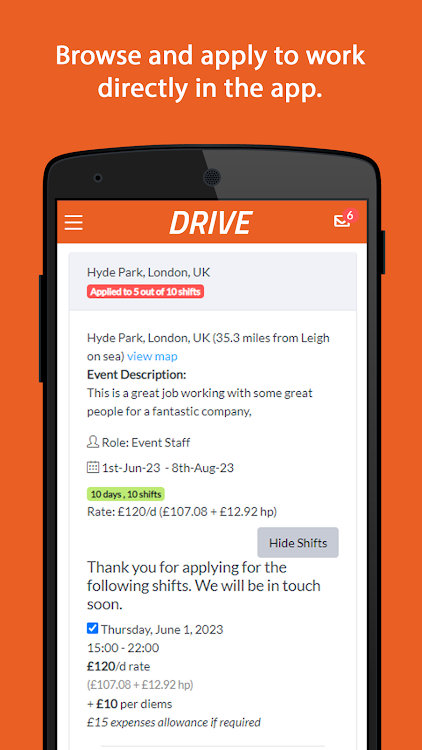 Drive staff app - 2.1.4 - (Android)