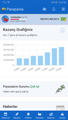 Android application Parapania screenshort