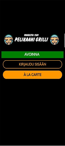 Android application Pelikaani Grilli screenshort