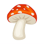 Mushroom stickers for WhatsApp