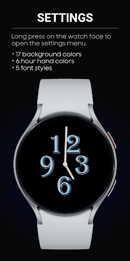 JHW Analog 7: Watch face Screen 3