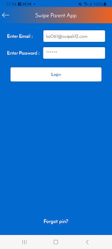 Android application Swipek12 Parents App screenshort