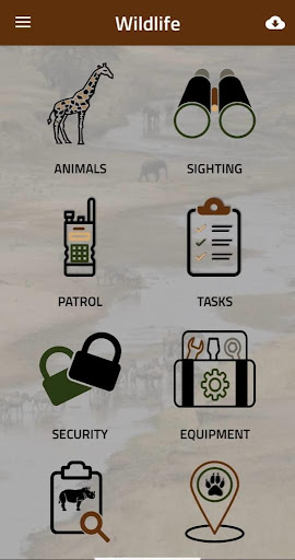 Android application Wildlife App screenshort