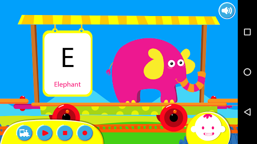 Android application The Train of Alphabets Plus screenshort