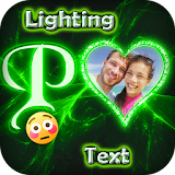 Lighting Text Photo Frames icon