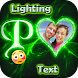 Lighting Text Photo Frames - Androidアプリ