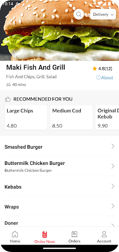 Maki Fish And Grill Screen 3