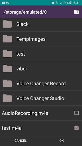 M4A to WAV Converter Screen 2