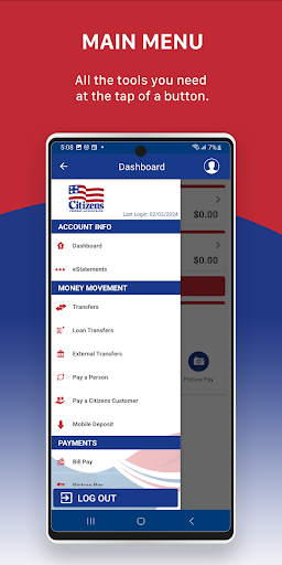 Citizens Federal Savings Bank Screen 3