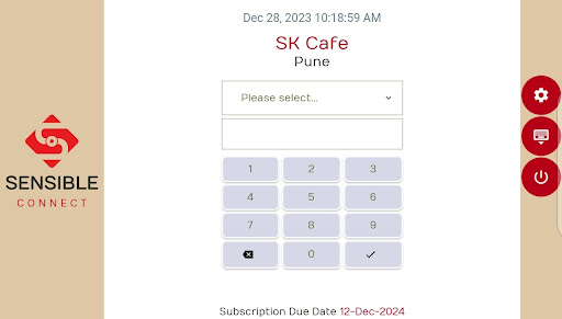 Android application SensiblePOS 2.0 screenshort