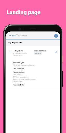 Trutesta Mobile Inspector Screen 2