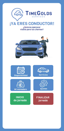 Android application TimeGolds Services screenshort