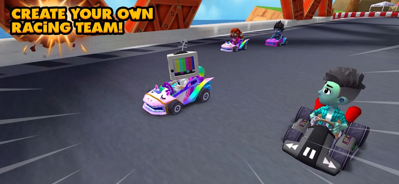 Download Boom Karts (MOD Unlocked Cars)