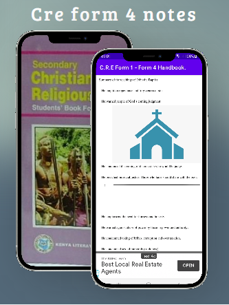 Android application Cre: form 4 notes screenshort