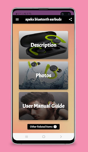apekx Bluetooth earbuds guide Screen 2
