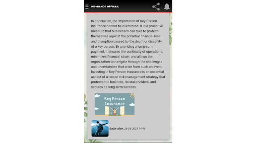 Insurance Official Screen 3