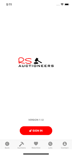 Android application RS Auctioneers screenshort