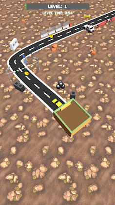 Line Race 3D: Tiny Toon Car - Screenshot 1