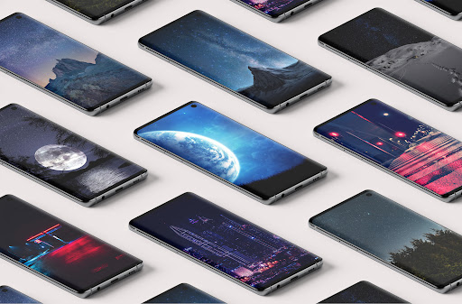 Android application Night wallpapers hd screenshort