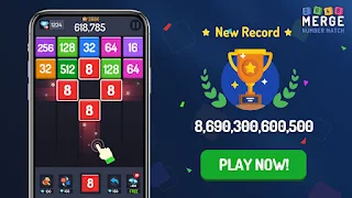 Numbers Game - 2048 Merge - Screenshot 1
