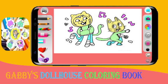 Gabby's Dollhouse ColoringBook