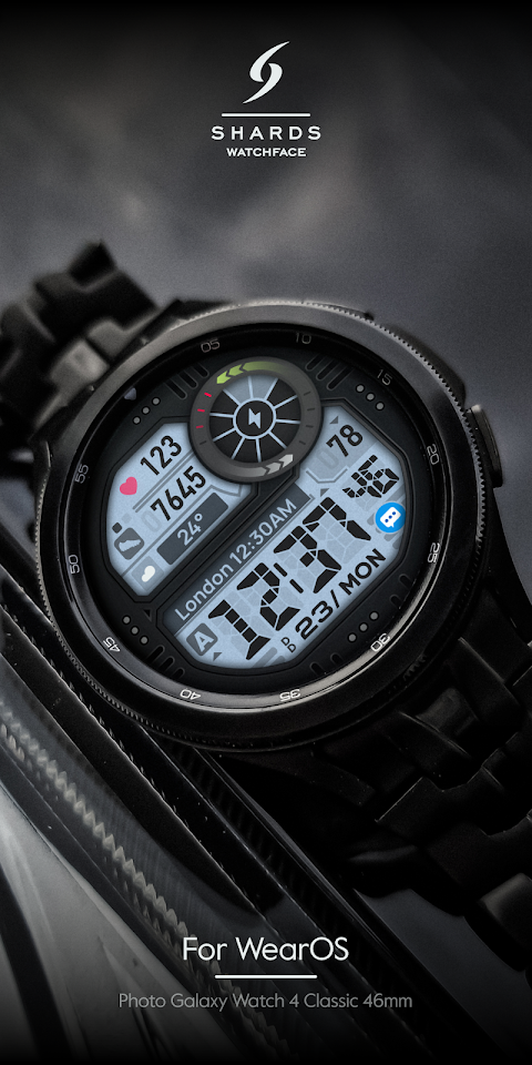 SH050 Watch Face, WearOS watchのおすすめ画像4