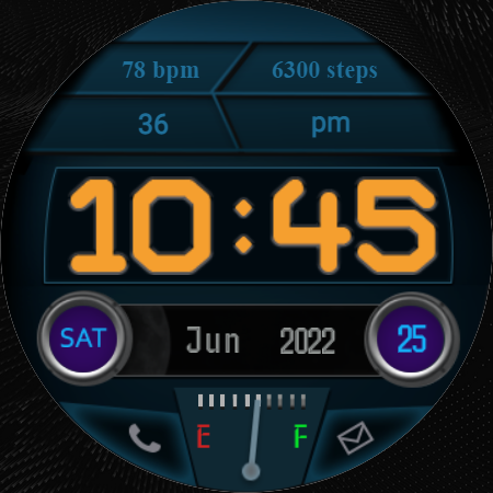W-Design WOS089 - Watch Face Screen 3
