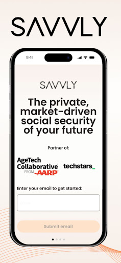 Android application Savvly: Retirement Investing screenshort