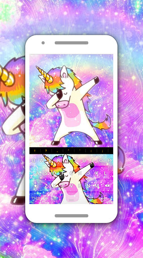 Pastel Unicorn Keyboard Theme ?