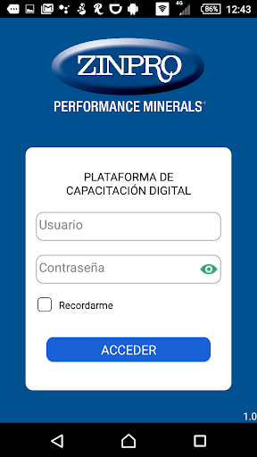 Android application Training-Zinpro screenshort