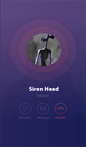 Siren Head Incoming Fake Call SCP 6789