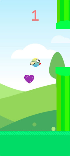 Android application Adventure of bird screenshort