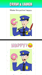 screenshot of Draw Happy Police: Save all